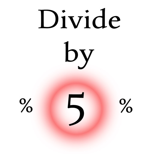 Divide By 5 Icon
