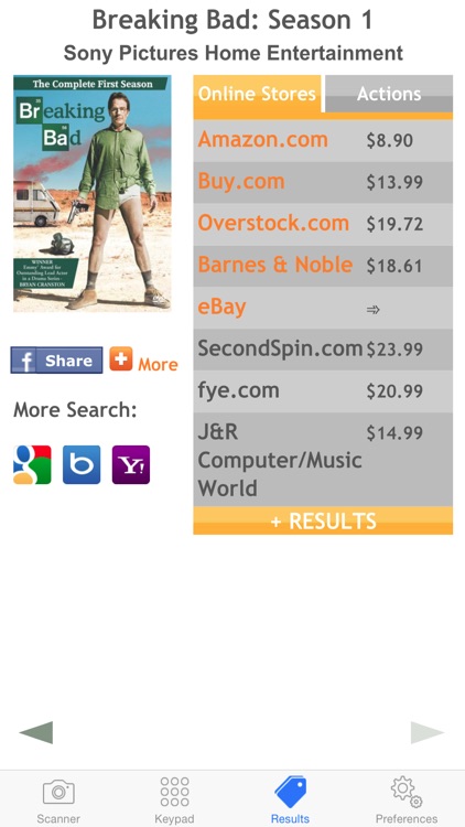 pic2shop - Barcode Scanner and QR Reader