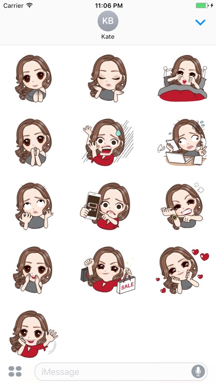 Linsay - Girl In Love Sticker
