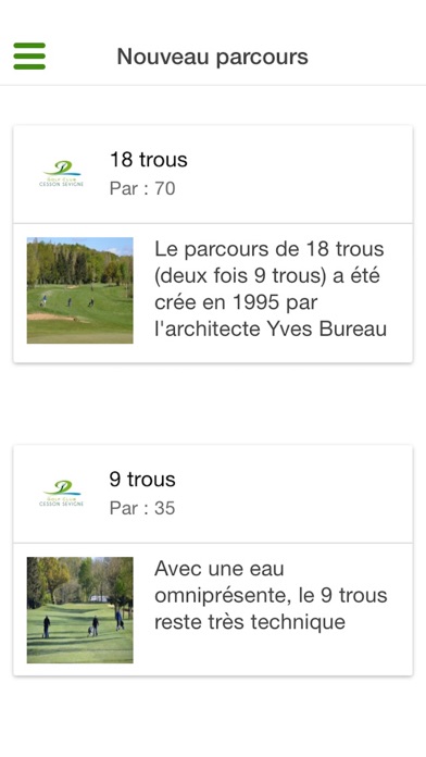 AS Golf Cesson screenshot 2