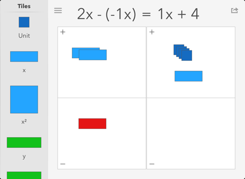 Algebra Tiles: Visualize Math screenshot 3