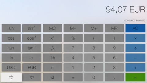 Screenshot #13 for My Calculator (incl. currency)