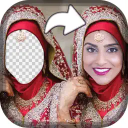 Wedding Hijab Photo Montage - Free Face Decorator app icon