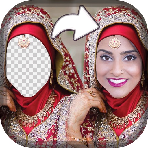 Wedding Hijab Photo Montage - Free Face Decorator iOS App