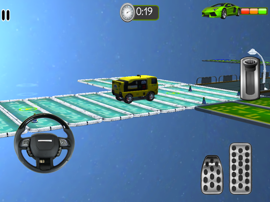 Space Car Parking 3D 2017 iPad screenshot