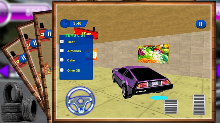 Car Drive Thru Supermarket – 3D Driving Simulator