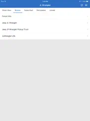the ultimate jl resource forum - for jeep wrangler iPad Captures Décran 3