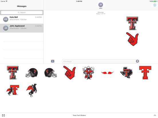 Screenshot #4 pour Texas Tech Stickers