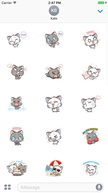 Couple Kitten Animated Sticker