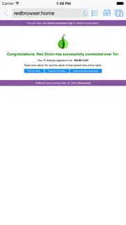 red onion - darknet browser iphone screenshot 1
