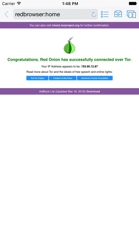 #1. Red Onion - Darknet Browser (iOS) Με: Omar Mody