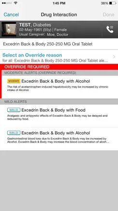 Professional EHR Mobile iPhone image 1