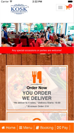 KOSK RESTAURANT(圖1)-速報App
