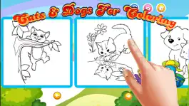Game screenshot Pets Coloring Book Kids : games for boys & girls hack