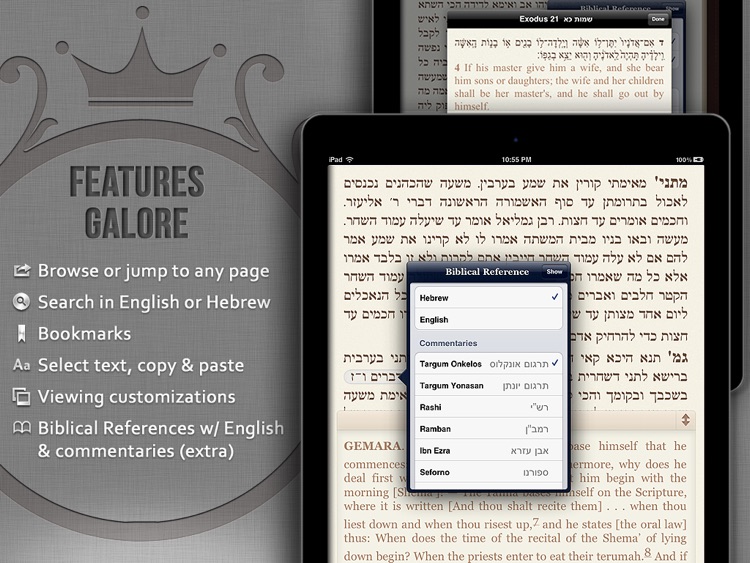 iTalmud HD: Vilna, English, Audio & Video screenshot-3