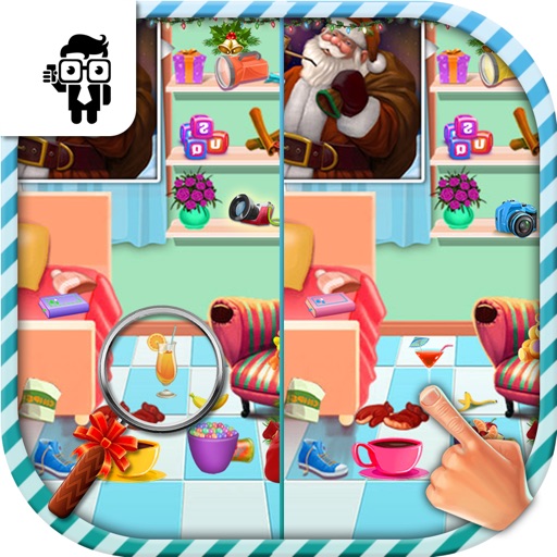 Christmas Find The Difference Multiple Levels Icon