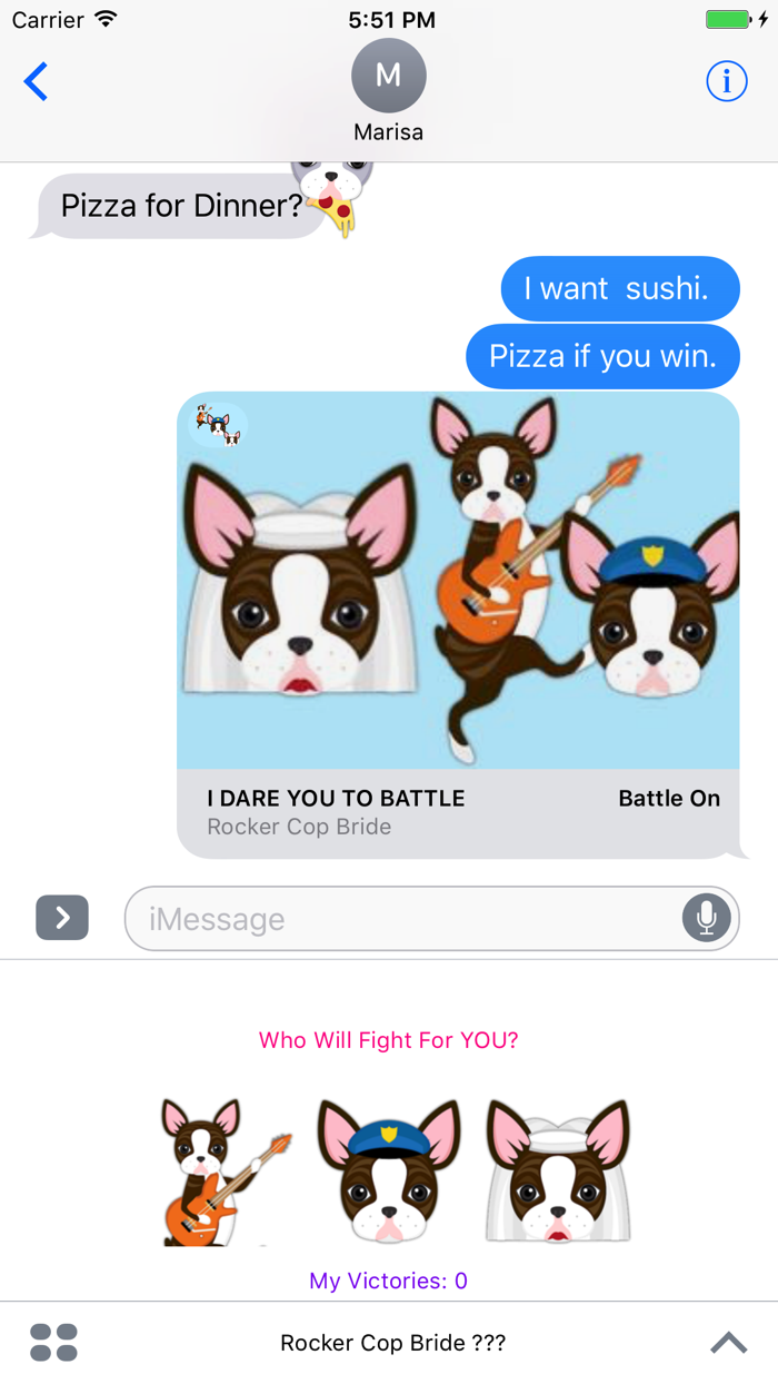 Rocker Cop Bride ? Brindle Battle