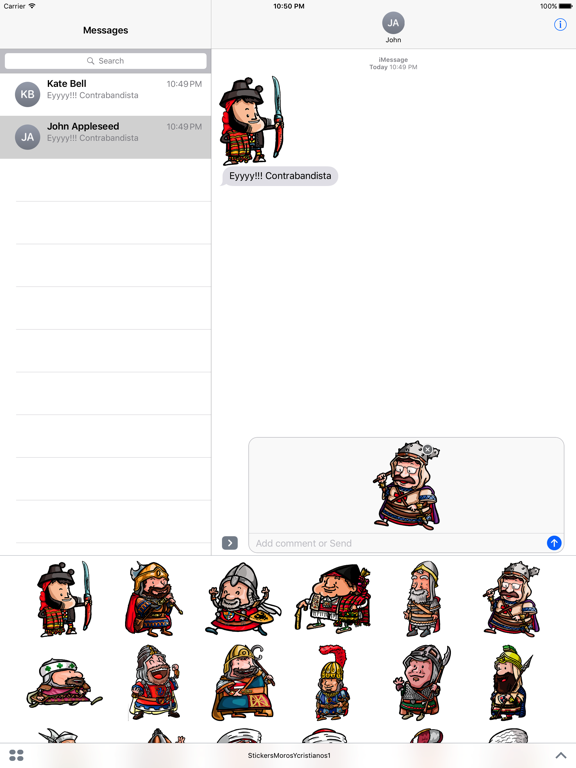 Screenshot #5 pour Stickers Moros y Cristianos 1