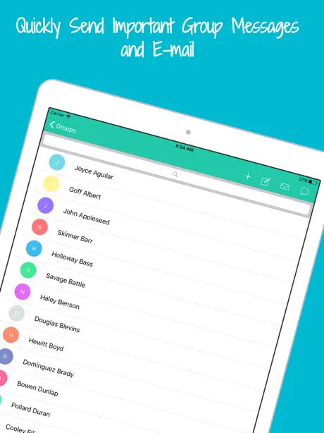 Contacts Group Texting & SMS Text Mass Messaging