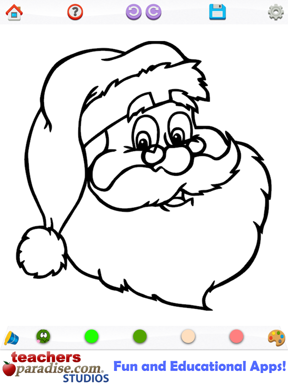 Christmas Coloring - Coloring Book for Kids iPad screenshot 2 - Games app