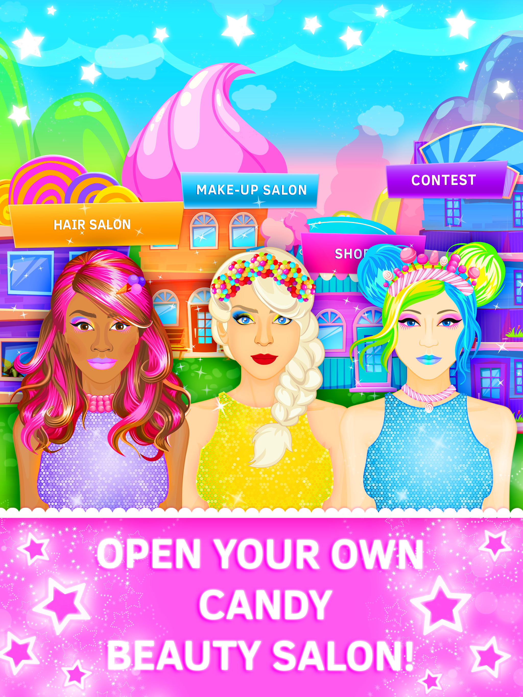 Candy Salon: Makeover Games for Girls