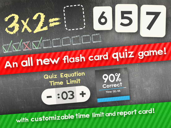 Screenshot #4 pour Math Flash Card Games For Kids Tutor Gratuit