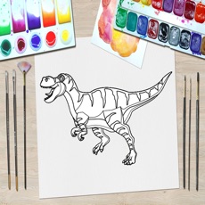 Activities of Dinosaur Kid Coloring Book 2 -Relaxing your stress