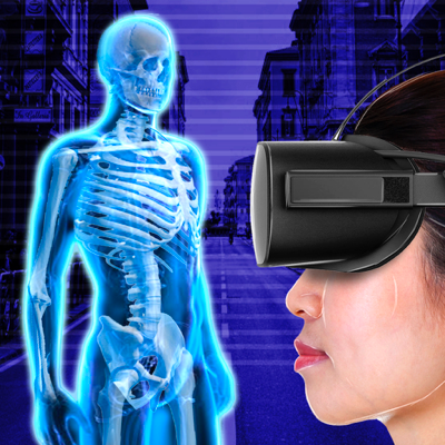 Virtual Helmet X-Ray Prank