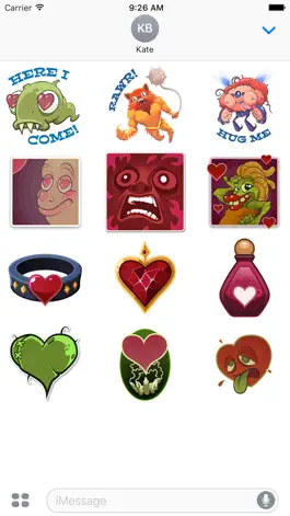 Game screenshot Crazy Valentines Day Stickers from Solitairica mod apk