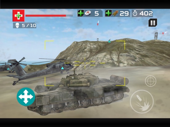 Tank Crusade T-90 : Battle Tank Simulator iPad screenshot