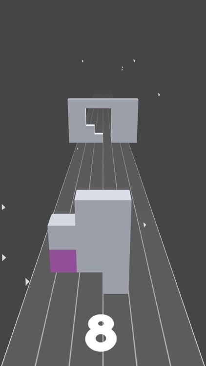 Fill the hole - Roll the cube to the left or right