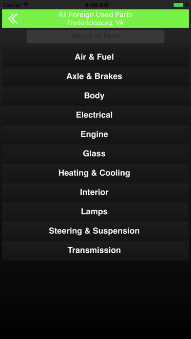Screenshot #2 pour All Foreign Used Auto Parts - Fredericksburg VA