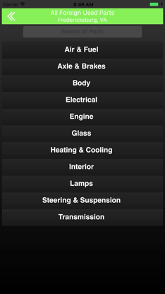 All Foreign Used Auto Parts - Fredericksburg VA screenshot 2