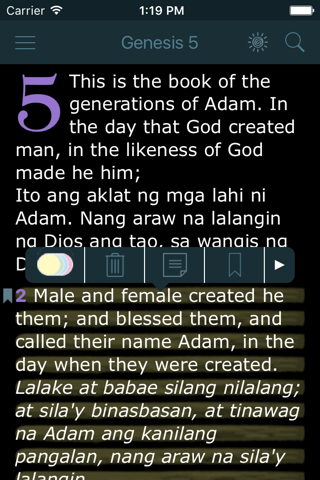 Tagalog English Bible － Biblia screenshot 2