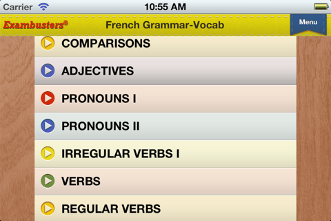 CLEP French Prep Flashcards Exambusters screenshot 3