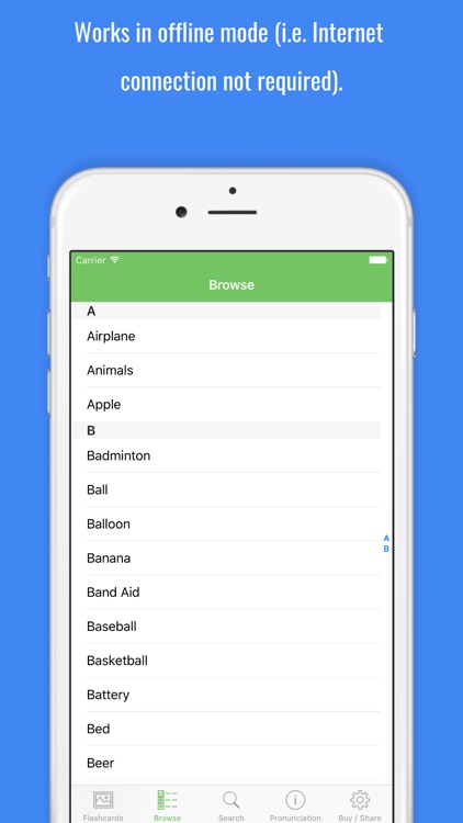 Belarusian Flashcards with Pictures Lite screenshot-3