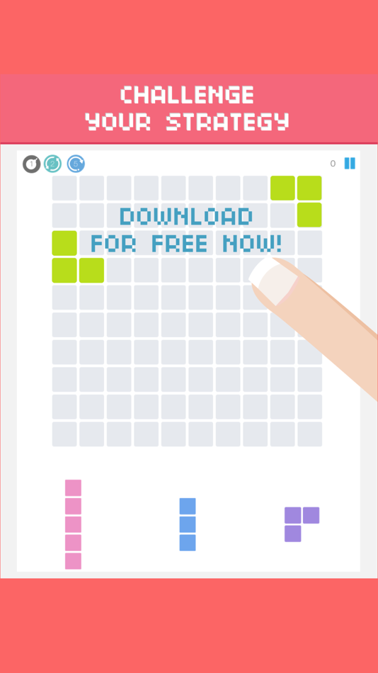 #4. 100 Cube - 1010 Puzzle Brain Tether Please (iOS) 由: Harit Sanprom