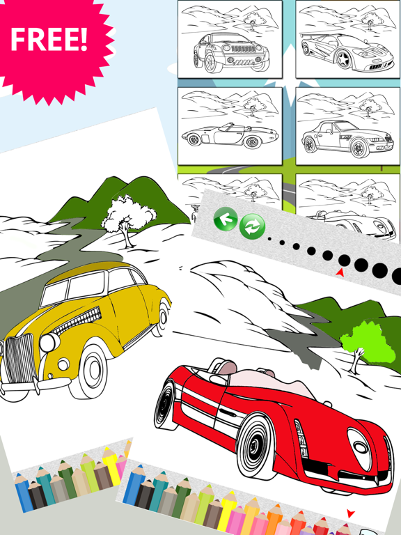 Screenshot #4 pour Coloriage Super Cars Pour les enfants