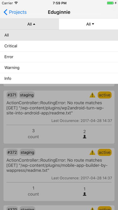 Screenshot #3 pour Rollbar App