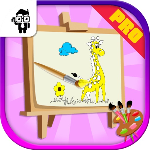 Pro Animal Kids Coloring Book