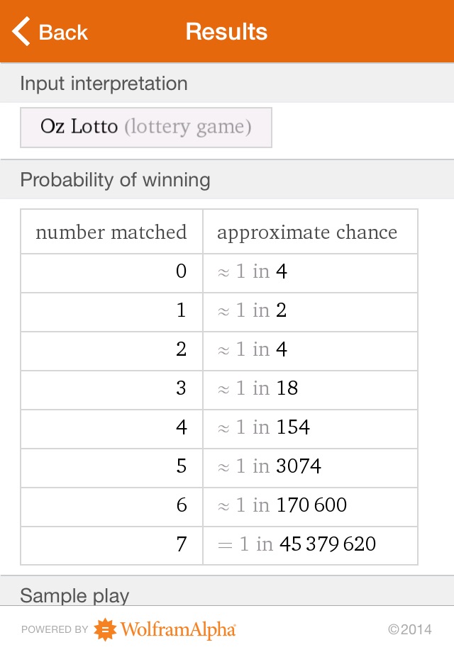 Wolfram Gaming Odds Reference Appのおすすめ画像5