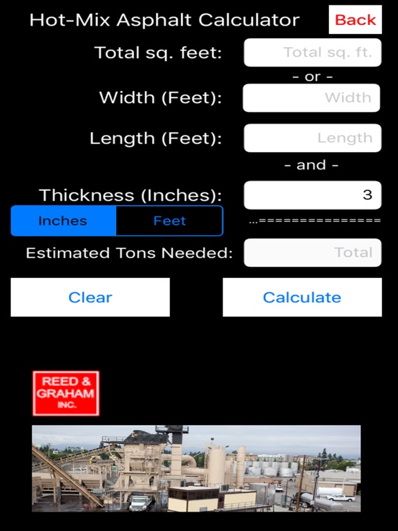 R&G Calculator iPad screenshot