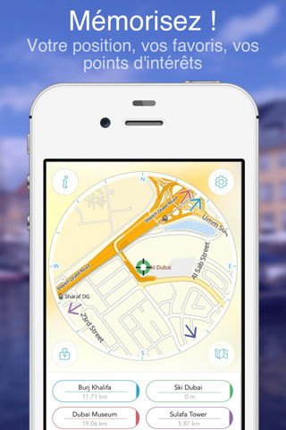 Dubai : Offline Map compass screenshot 3