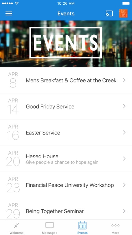 Ginger Creek Community Church App