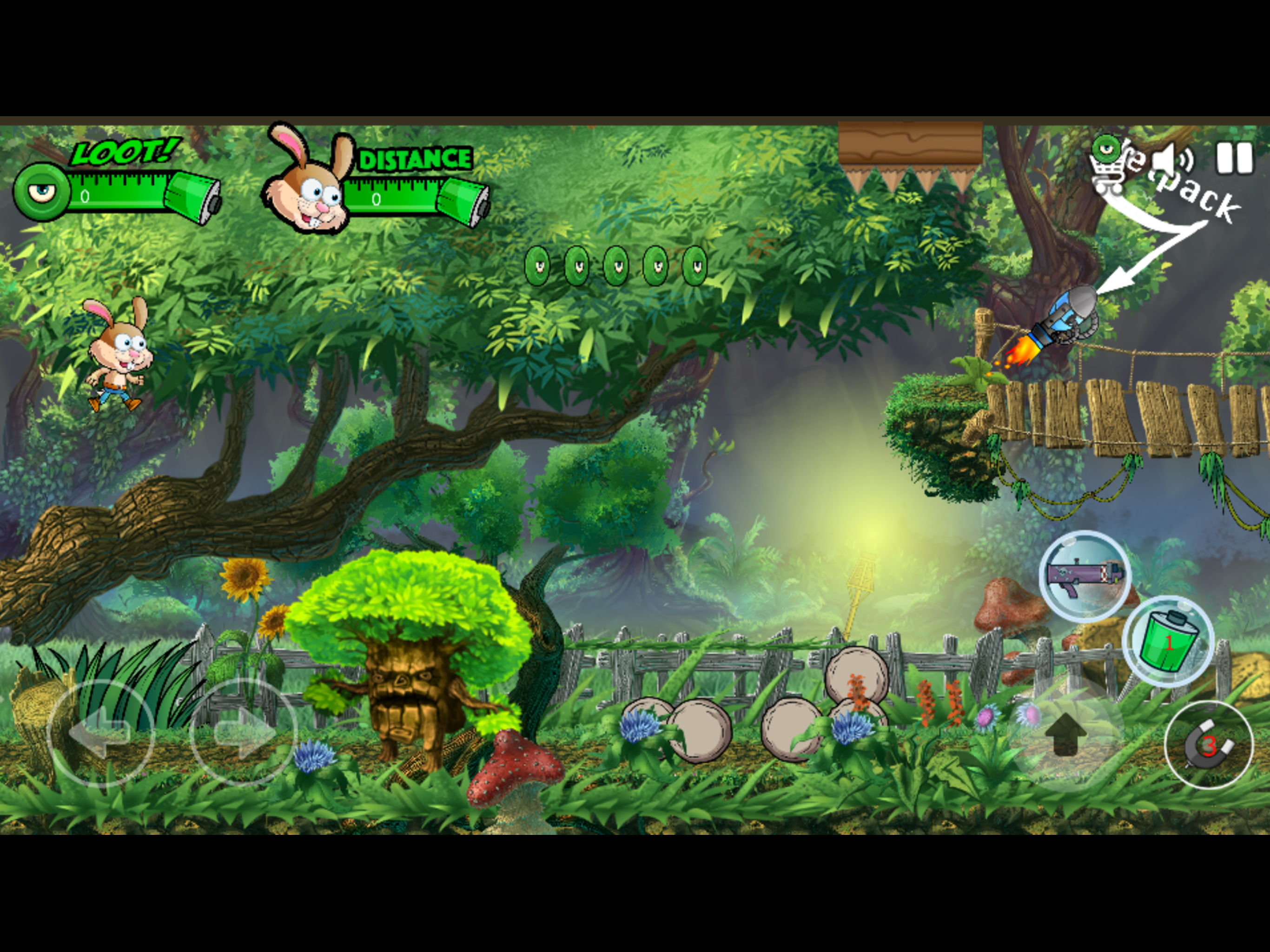 little rabbit shooting monster in the island screenshot 10