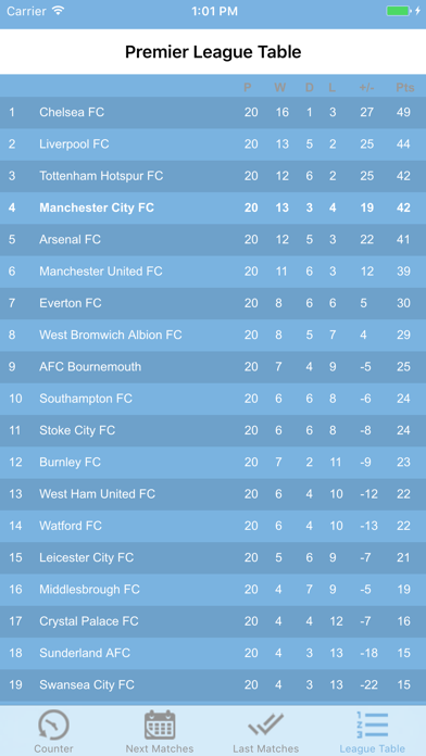 Man City Next Match Screenshot
