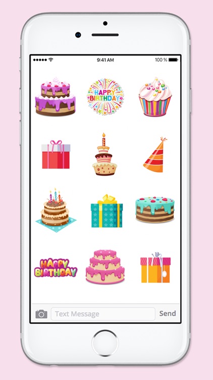 Happy Birthday Party Sticker Pack