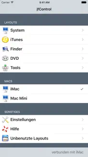 jfcontrol remote lite - allround fernbedienung iphone bildschirmfoto 2