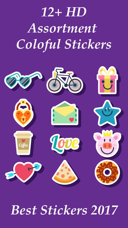 Assortment Colorful Stickers - TOP NEW 2017