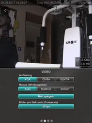 Sony FC - mobile ip camera surveillance studio ipad bilder 2